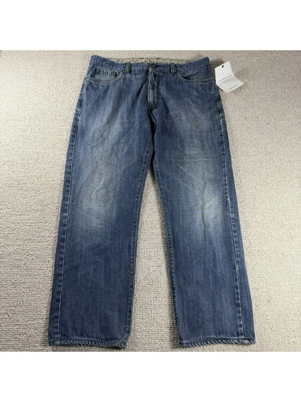 Ermenegildo Zegna Made in Italy Straight Leg Jeans Blue Men’s 38 x 28
